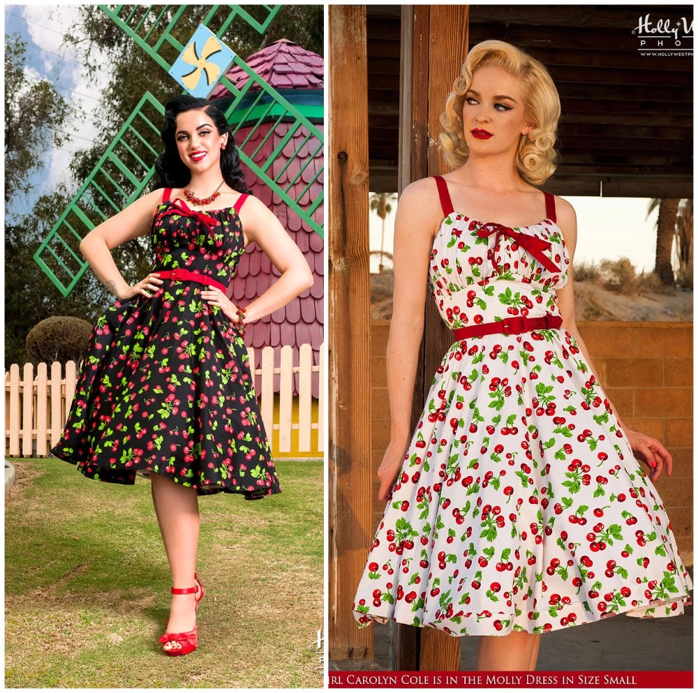 40 Summer女性ローブヴィンテージ50s桜スパゲティモリードレスロカビリーピンナップブレースドレスプラスサイズvestidos Plus Size Vestido Vestidos Plusrobe Vintage 50s Aliexpress