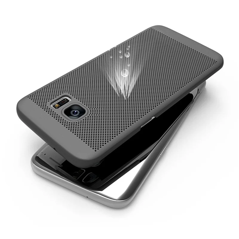 Чехол для Samsung Galaxy S8/S8 Plus/S7/S6 edge Plus TPU Прозрачная мягкая задняя крышка теплоотвод