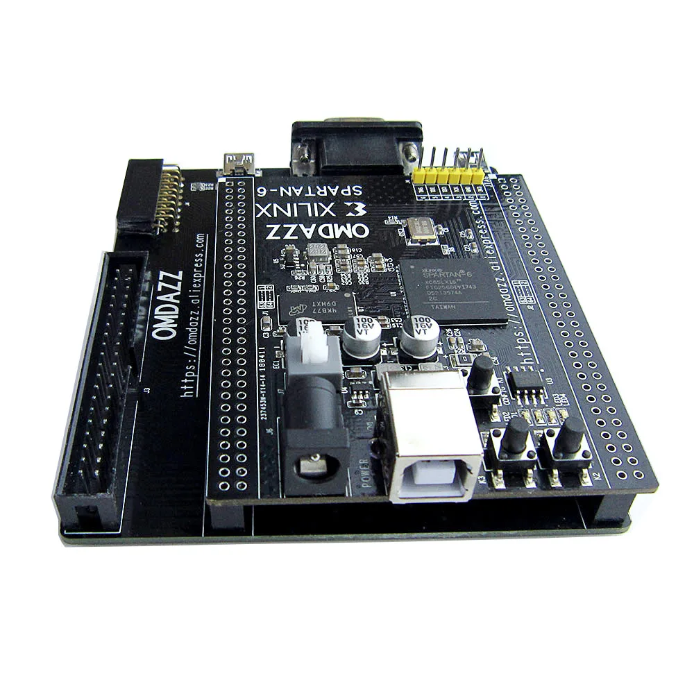 Макетная плата XILINX FPGA Spartan6 XC6SLX16 Spartan 6 Core Card и IO Плата с 128M DDR3 бесплатная