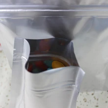 26x35 см Алюминиевая фольга мешок пакет из майлара вакуумные пакеты для продуктов питания хранения алюминиевые плоские мешки