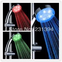 CY8008-A19 7 цветов Изменение душ с дождевой насадкой освещение Ванная комната Душ водосберегающая Ванна Душ спринклер светодиодный лейка душа