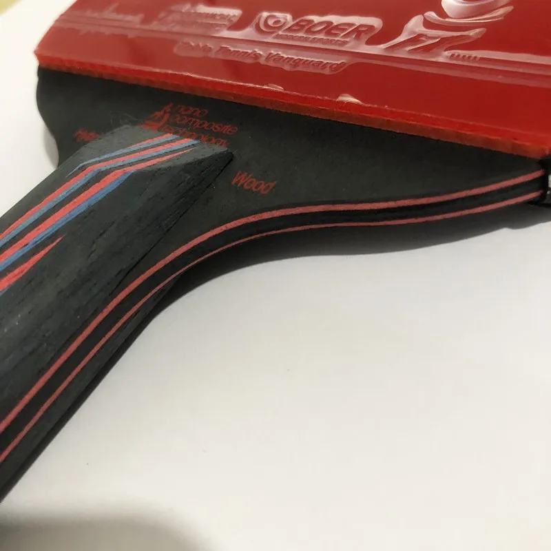 1 x long or short hand Carbon Fiber Table Tennis Racket High-end Professional Vertical Shooting Table Tennis Bats With Bag 1 x long or short hand Carbon Fiber Table Tennis Racket High-end Professional Vertical Shooting Table Tennis Bats With Bag