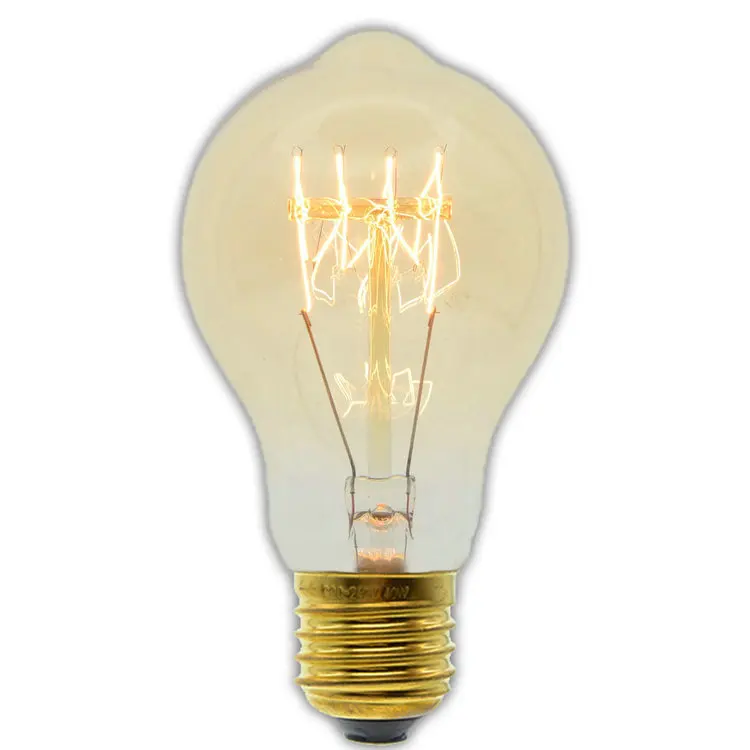 40 Вт/60 W 220V E27 Edison светильник шарик из углеродистой стали катод Эдисон Ретро Винтаж можно использовать энергосберегающую лампу или светодиодную лампочку) ST64/ST58/A19/T45/G80/G95/G125/T300 - Цвет: A19