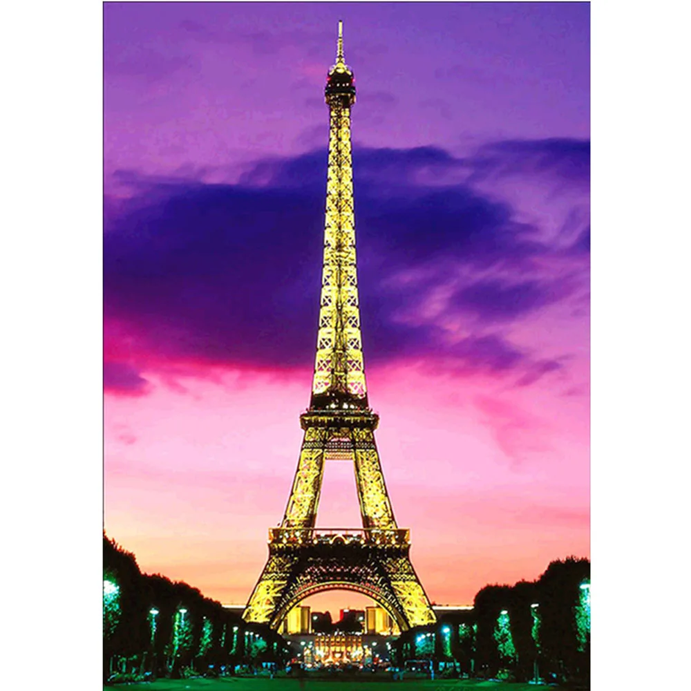 5D DIY Diamond Painting Embroidery Cross Stitch Eiffel Tower Diamond