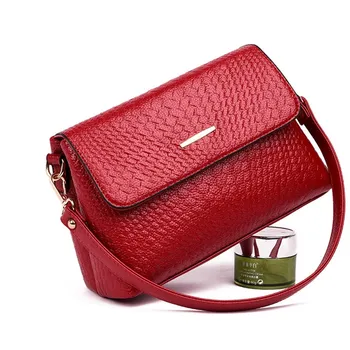 

Fashion Women Messenger Bag First Layer Cowhide Shoulder Crossbody Bags Ladies Genuine Leather Casual Small Bag
