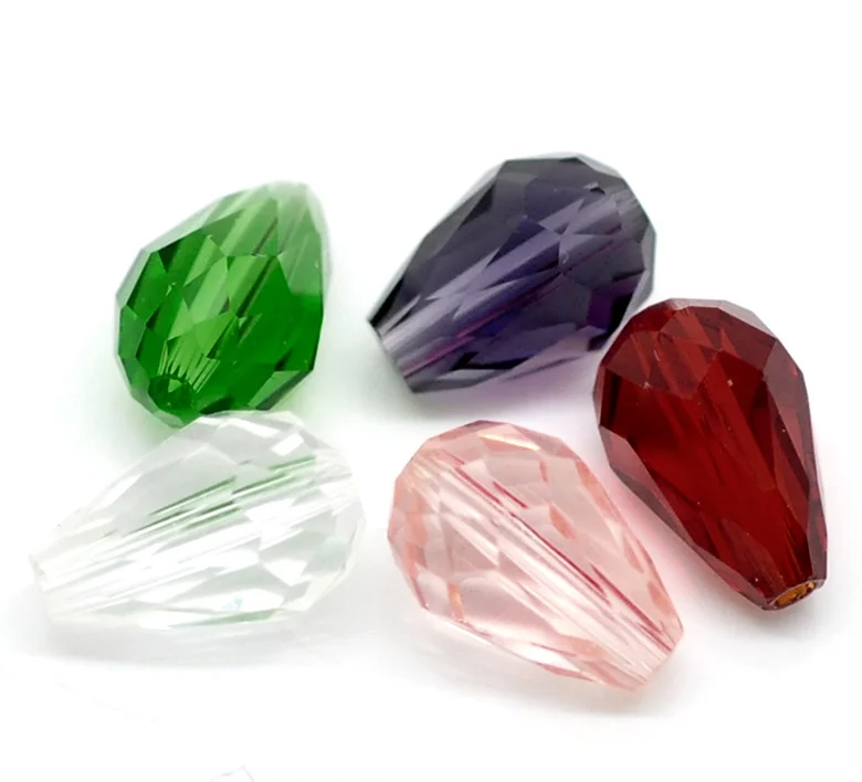 DoreenBeads 50 шт. смешанные бусины из кристаллов и кварца 5500 11x8 мм (B04790) yiwu | Украшения