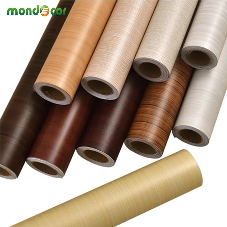 

Self adhesive Wood Grain Contact Paper Waterproof Wallpaper PVC Vinyl Furniture Wardrobe Door Stickers Wall Papers Home Decor