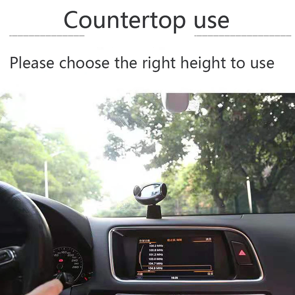 Qi Car Wireless Charger for iPhone Xs X 8 10W Fast Wireless Charging for Samsung Galaxy S9 S10 Car Phone Holder Charger8