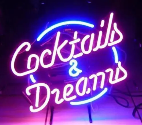 Неоновая вывеска с логотипом для пиццы на заказ для коктейлей Dream Live Nudes, витрина для пивного бара, паба, декоративный светильник 17x14 - Испускаемый цвет: cocktail