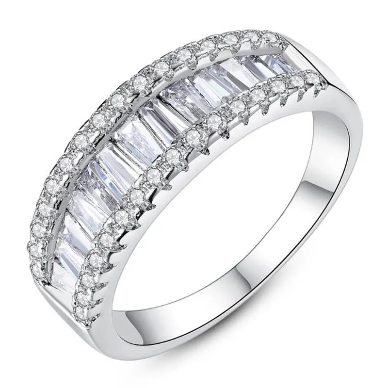 Square Fashion zircon rings Square Fashion zircon rings