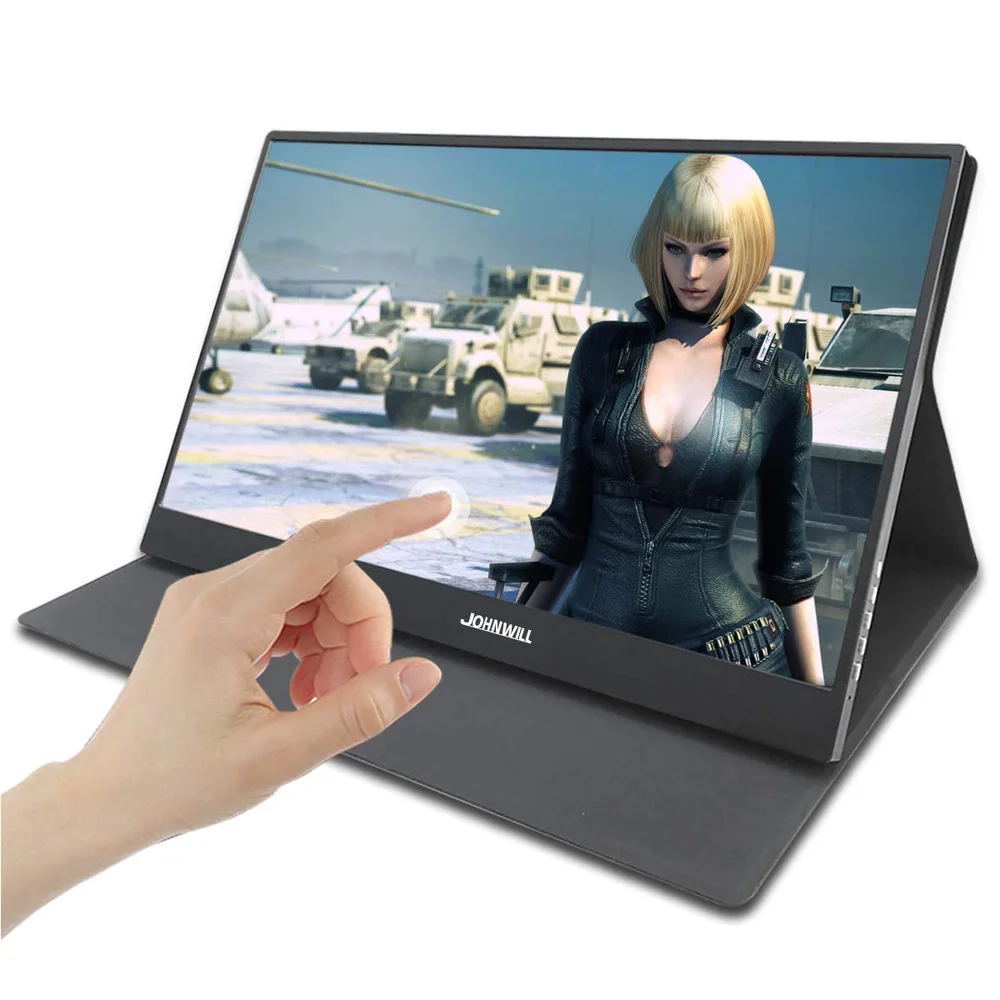  Portable Monitor 15.6 inch Type-C（USB-c）Touch screen HD 1920 x 1080 IPS LCD/LED Display HDMI/ Inter