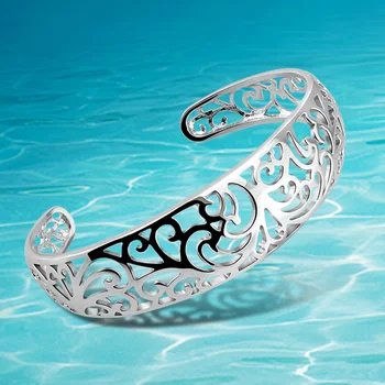 

Aesthetic fashion silver bracelet vintage elegant 925 silver flower girlfriend gifts.women accessories charm bracelets