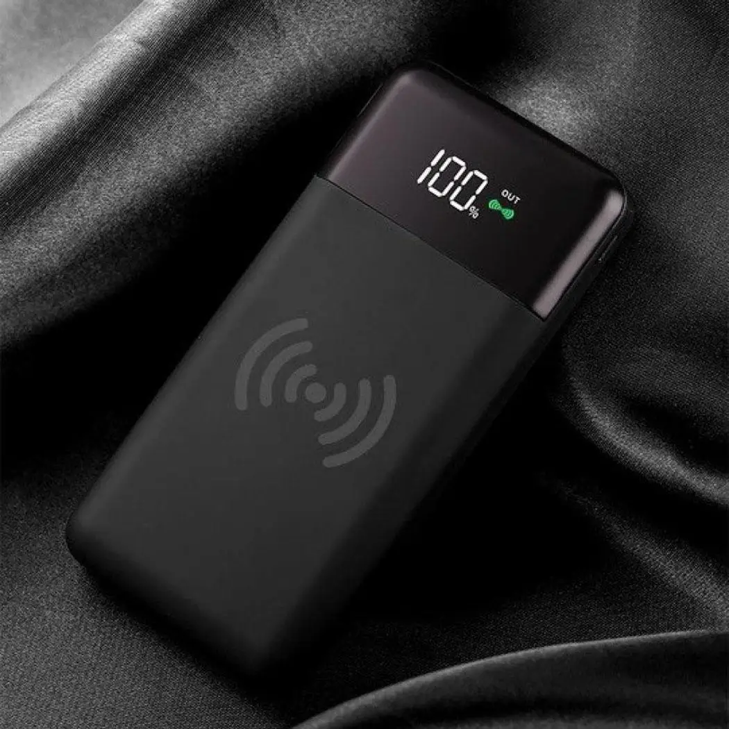 Цифровой дисплей 30000 мАч Внешний аккумулятор внешний 2 USB портативный мобильный