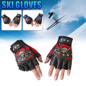 

Vehemo Half-Finger Riding Gloves Gloves Wear-Resistant Motorcycle Outdoor Sports for Anti-Slip Hiking