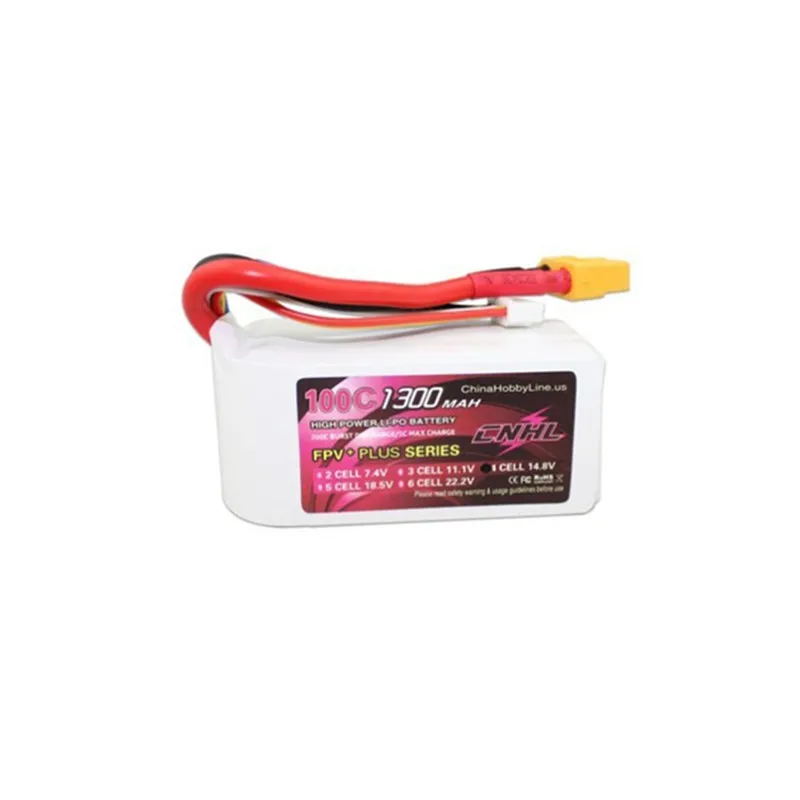 CNHL G+ плюс 14,8 V 1300 мА/ч, 4S 100C Lipo Батарея XT60 разъем для дрона с дистанционным управлением с видом от первого лица