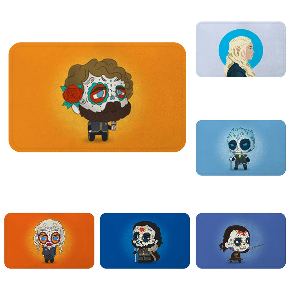 

Game of Thrones Tyrion Sugar Skull Cool Mat Bath Carpet Decorative Anti-Slip Mats Room Car Floor Bar Rugs Door Home Decor Gift