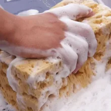 Губка для мойки автомобиля практичная желтая Нескользящая Губка Очиститель инструмент для автомобиля Авто Мотоцикл аксессуары автомобиль-Стайлинг Чистка# T15