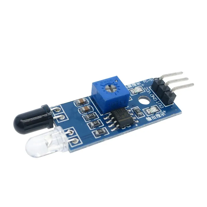 

Thinary Electronic IR Infrared Obstacle Avoidance Sensor Module for Arduino Smart Car Robot 3-wire Reflective Photoelectric New