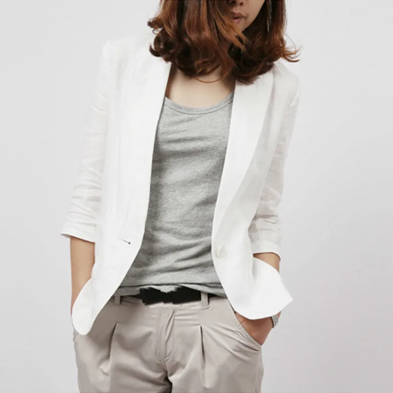 2019 Spring Summer Slim Fit Blazer Women Formal Jackets