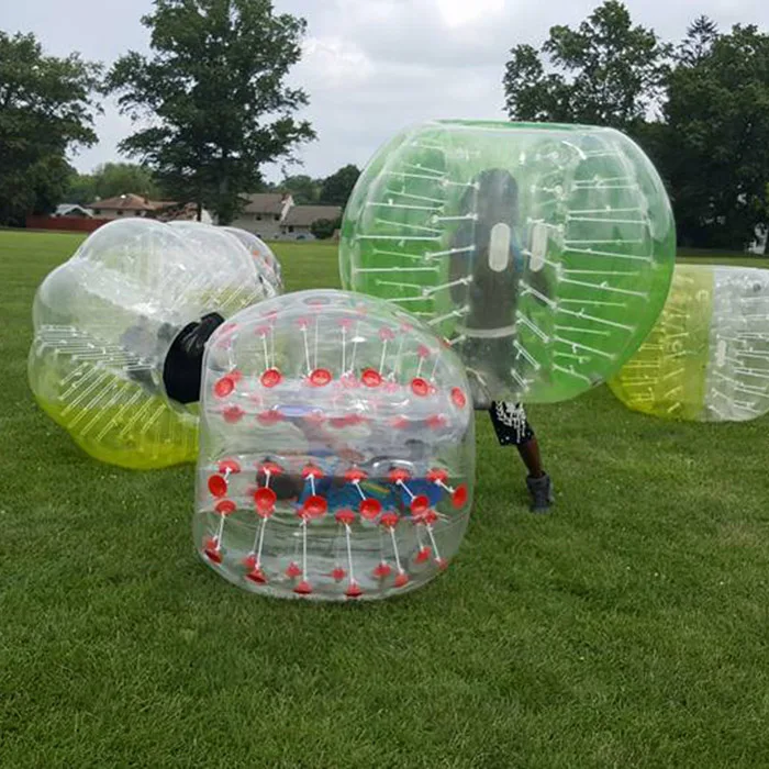 

Free shipping 1.0mm TPU 1.5m diameter sumo ball,bloop soccer,bubble football,bumper ball for adults