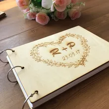 Свадебная Гостевая книга на заказ деревянная деревенская Свадебная Гостевая книга альбом свадебный душ помолвка юбилей персонализированное имя Гостевая книга