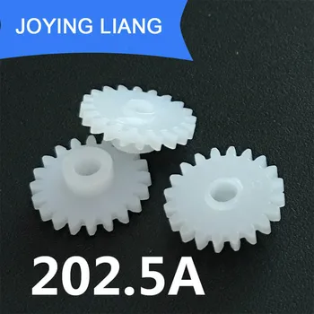 

202.5A 0.5M 20 Teeth 2.5mm Shaft Tight Pom Plastic Pinion Gear Toy Model Gear (5000pcs/lot)