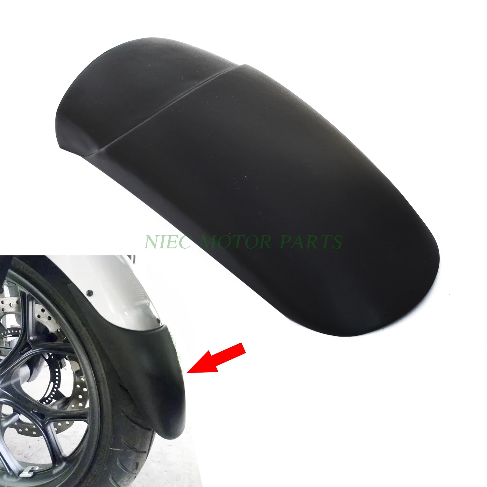 Motorcycle Front Fender Extension Extender For BMW S1000RR 2009 2016