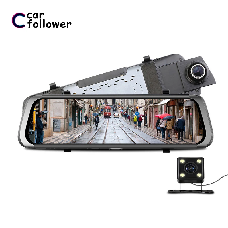 Full HD 1080 P 9 35 Дюймов Автомобильный dvr регистратор автомобиля зеркало заднего вида