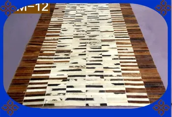 

2018 free shipping 100% natural genuine cow leather bath mat set