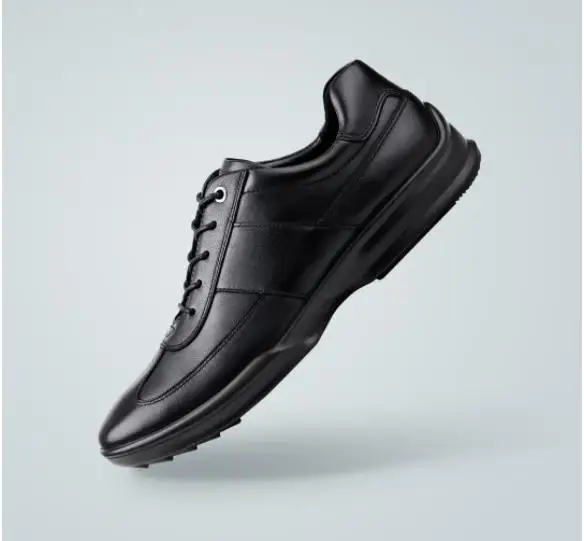 Оригинальная Спортивная амортизирующая кожаная обувь xiaomi mijia, Мужская замшевая кожаная обувь, успешная Мужская Спортивная обувь - Цвет: black 44