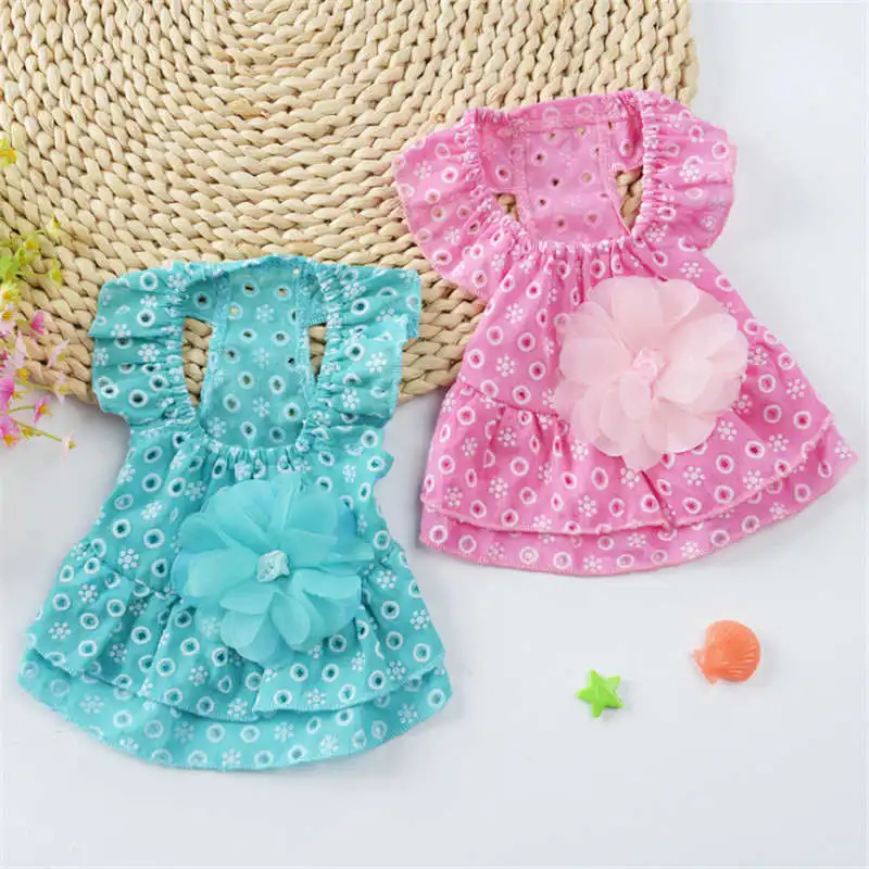 

Small Pet Dog Clothes Dress Princess Dress Small Medium Dogs Clothing for Dog chihuahua yorkies Dress