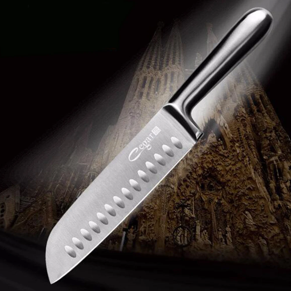 8Inch Chefs Knife German Stainless Steel 5Cr15Mov High Quality Frozen