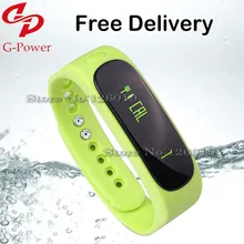 Smart Bracelet E02 waterproof Bluetooth 4.0 Health Wristband Smart Wristband for Android IOS