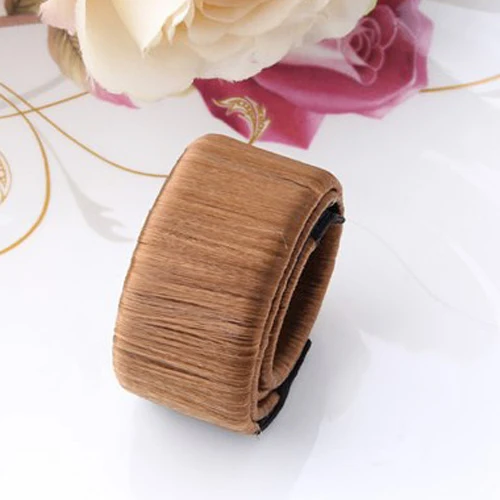Hair Bun Maker M MISM 8,46 дюйма/21 см для женщин и девочек французский Грация бублик для волос пучок производитель бигуди диск Ролик DIY для укладки волос инструменты аксессуары - Цвет: Hair Bun Maker