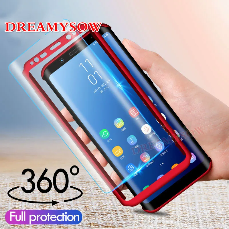

360 Full Body Protective Case For Samsung Galaxy A50 A70 A40 A30 A10 M20 M10 J4 J6 A6 A8 Plus A7 A9 2018 S10 S9 S8 Plus S7 Edge