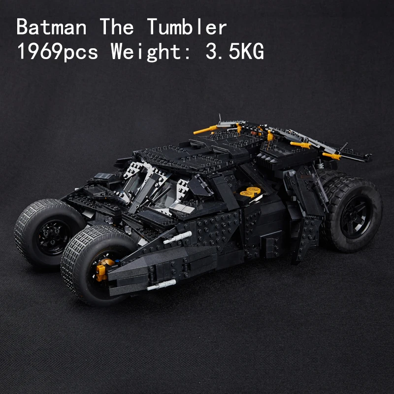 

compatible legoinglys super heroes Batman The UCS Tumbler 1969pcs Building Blocks Toys For Children Gift 76023