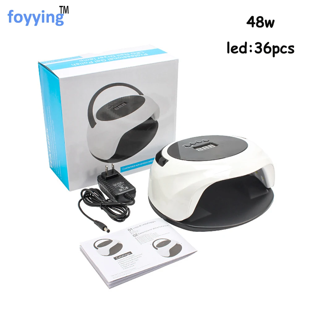 

New 48W 36 LED Lamp For Nail UV Lamp LED Nail Dryers Automatic Sensor LCD Time Display For Curing Gel Polish Nail Art Tool SUN 5