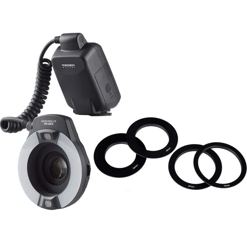 Кольцевой светильник Yongnuo YN-14EX ttl Macro Ring Lite Flash Speedlite светильник для Canon 5D Mark II 5D Mark III 6D 7D 60D 70D 700D 650D