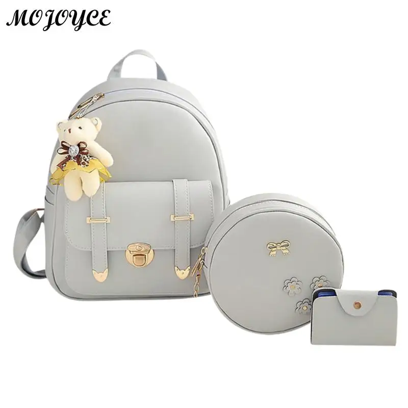 

3pcs/Set 2018 Hot Cool Backpack Double Arrow Women Backpack Quality Fashion Girls School Bag School Bag Mujer New Designed Brand