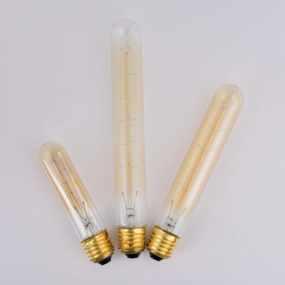 Лампа Эдисона E27 40 Вт 220 В T10 T185 T225 винтажная лампа накаливания подвесной