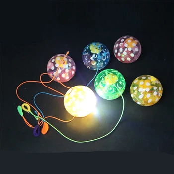 

Luminous Toys/Belt Duck Luminous Crystal Elastic Ball Flash/colorful light/baby toys for children/toy/best gift