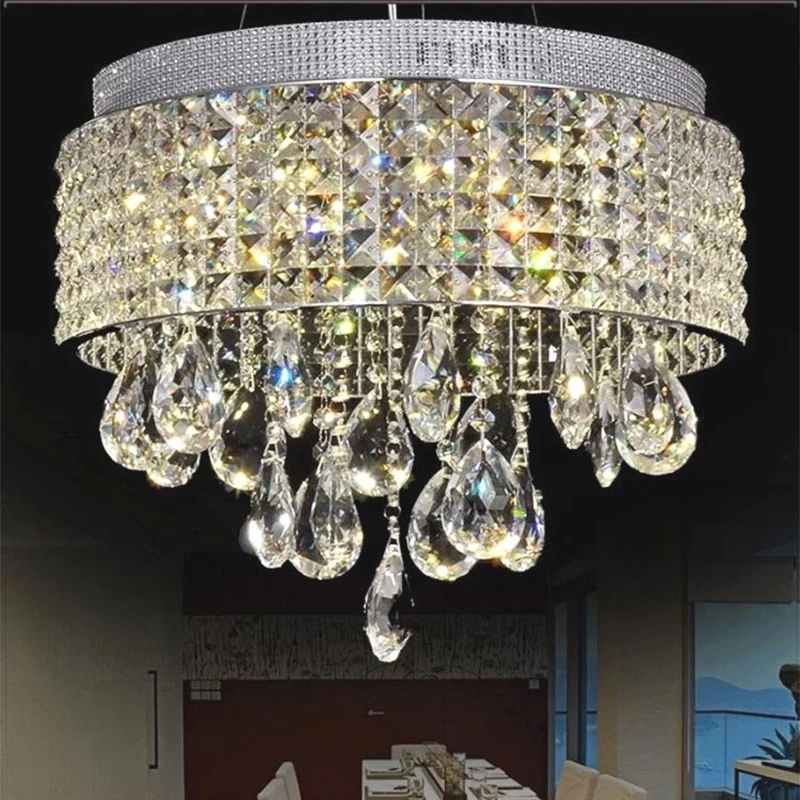 

Novelty item LED Chandeliers modern LED crystal light suspension lamp for dinning room bedroom lighting fixtures