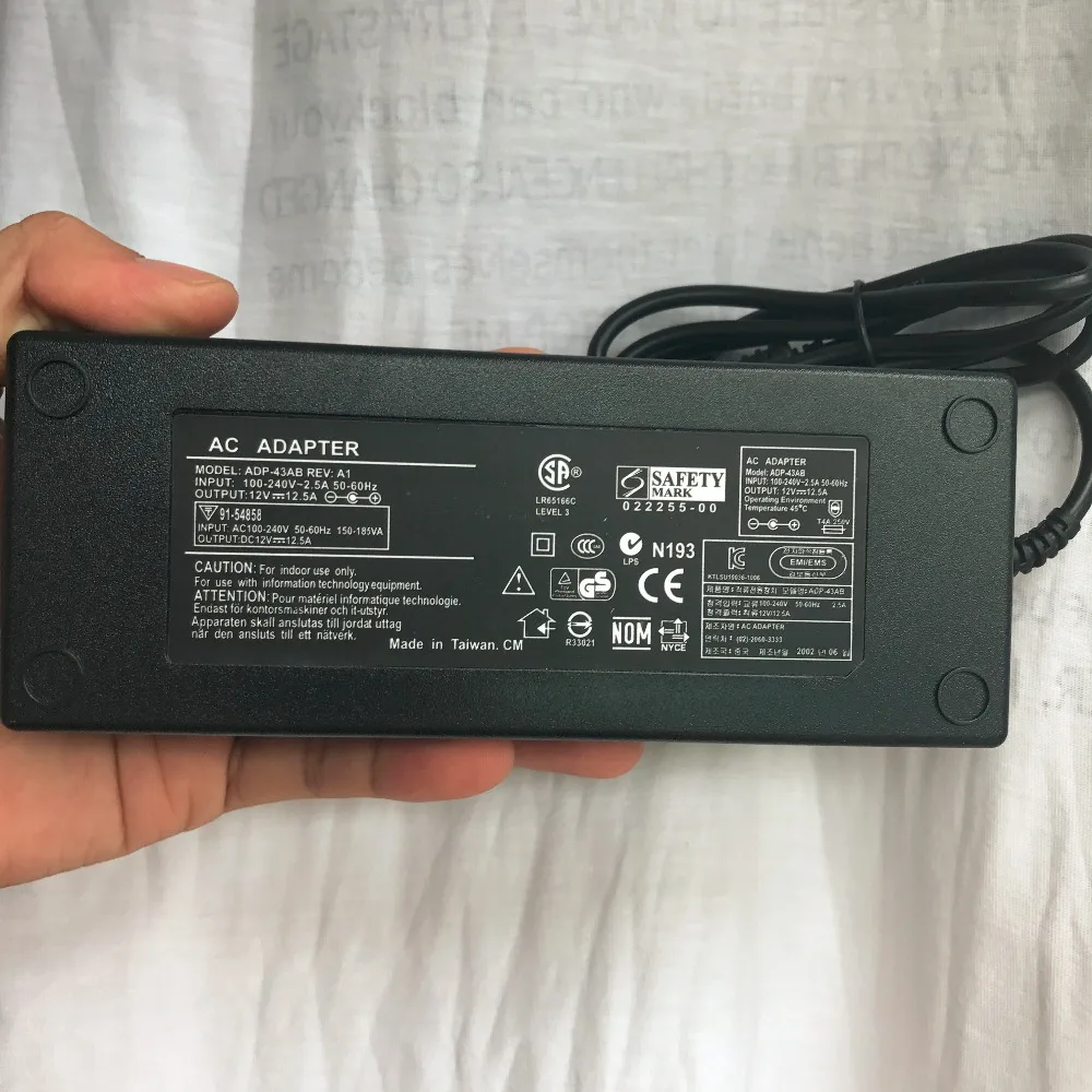 PICO BOX DC ATX PSU HTPC Mini PCAC адаптер питания постоянного тока 12 В 150 А 5 Вт выход 2 мм x вилка