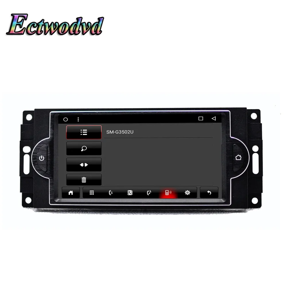 Flash Deal Ectwodvd 6.95inch Octa Core Android 8.1 Car DVD GPS Navigation Radio Stereo for Jeep Commander 2005 2006 2007 2008 2009 2010 4