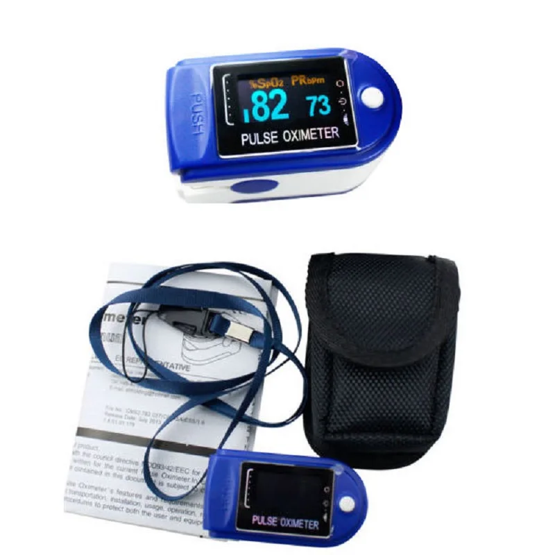 Online CONTEC CMS50D Fingertip pulsoximeter SPO2 monitor blut sauerstoff sättigung Monitor pulse rate oximetro de dedo