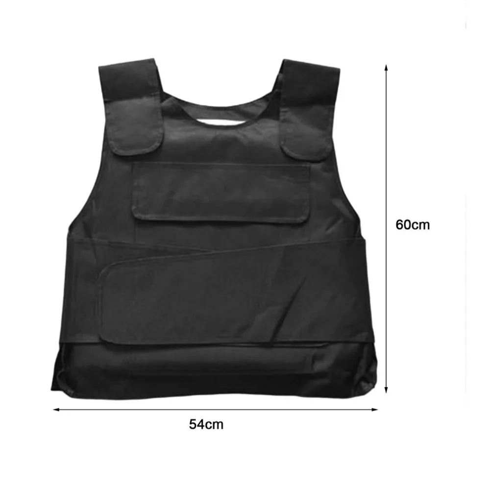 LESHP Breathable Tactical Vest Stab vests Anti Tool Self-Defense Service Equipment Outdoor Self-Defense Vest Supplies Black