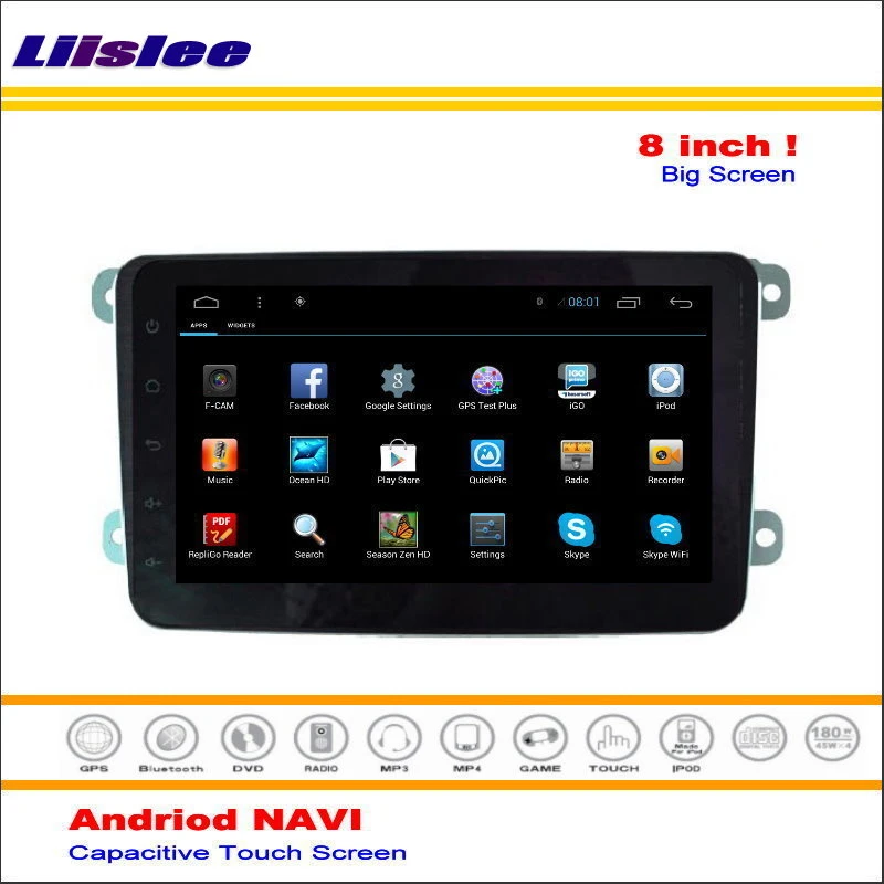 Top Car Android Media Navigation System For Volkswagen VW Jetta MK5 / A5 2005~2012 Radio Stereo Audio Video Multimedia No DVD Player 1