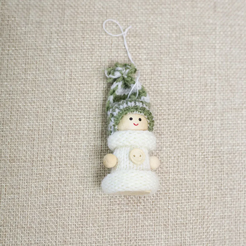 Милый Санта-Клаус, снеговик, кукла, украшения, подвески, Рождественская елка, висячие украшения для дома, свадьбы, рождественские, вечерние, декор 62373 - Цвет: G