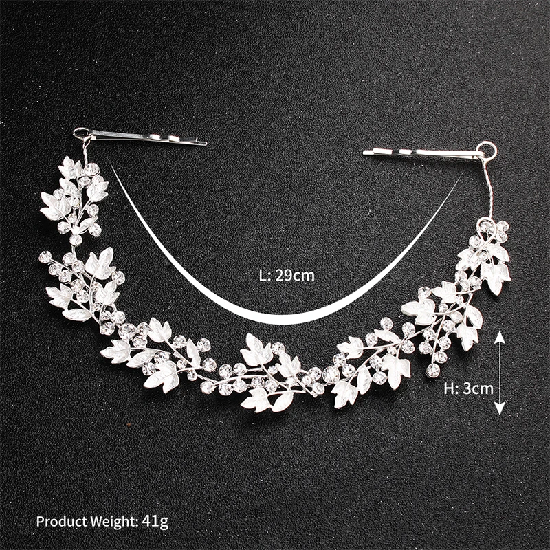Miallo Classic Crystal Wedding Hair Vine Bridal Hair Jewelry Accessories Headpieces Women Headbands Princess Crowns and Tiaras-hair accessory,jewelry accessories,hair headdress,bridal headwear,hair band crown