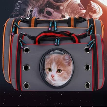 DannyKarl космический питомец женская черная кожаная сумка капсулы Портативный диагональный крест переноска дорожная сумка с воздухопроницаемой сеткой, с изображением собаки кошки Портативный